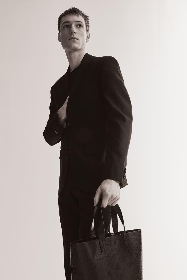 

Узкая куртка H&M, черный