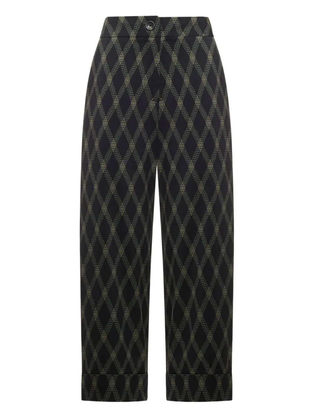 

Брюки с ромбовидным узором Pierre-Louis Mascia, черный