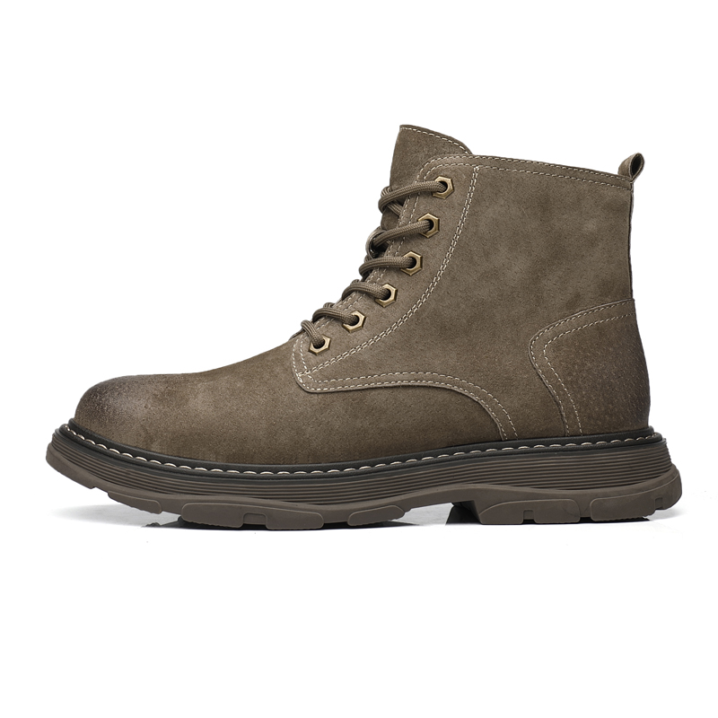 

WEISHIBANGWEI Короткие мартинсы мужские хаки, цвет Khaki