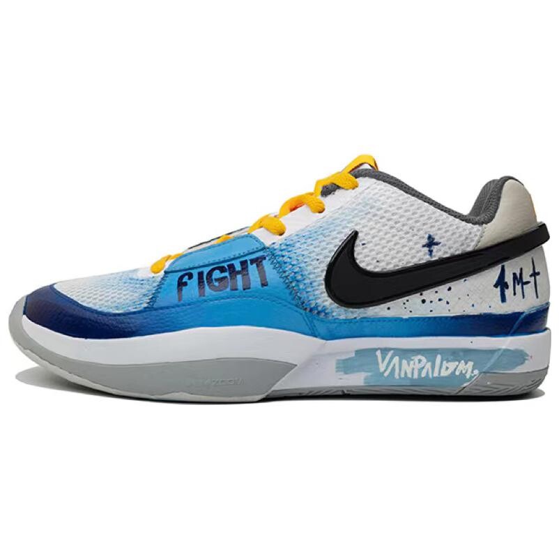 

Баскетбольные кроссовки Ja 1 Basketball Shoes Men Low-top White/Royal Blue/Fern Green Nike