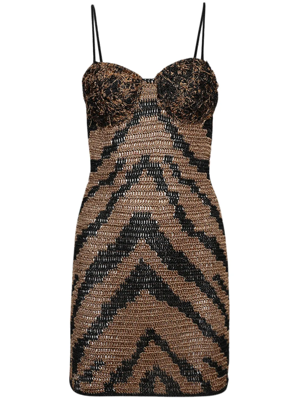 

Короткое платье Zebra Andrea Almeida, нейтральный