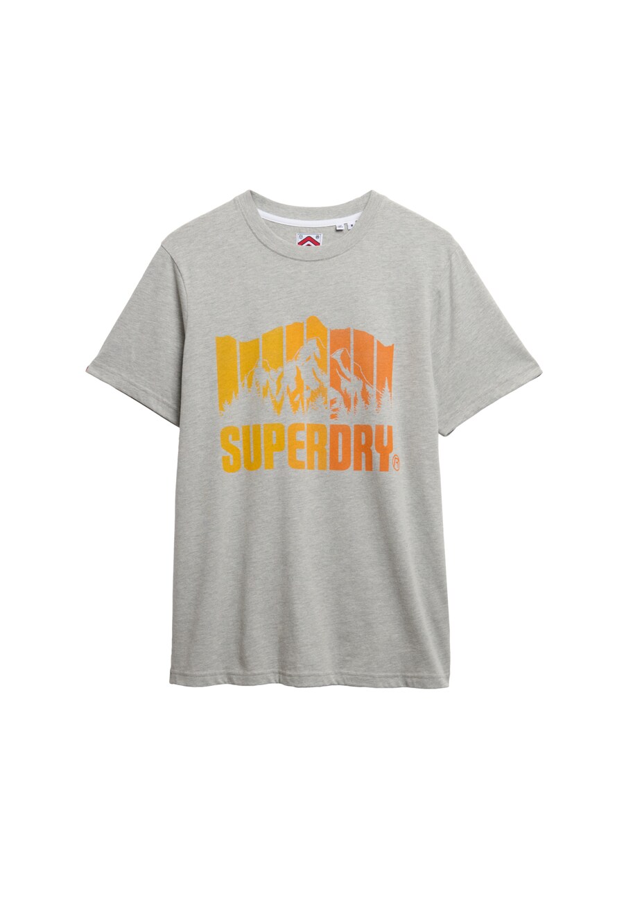 

Рубашка Superdry, пятнистый серый