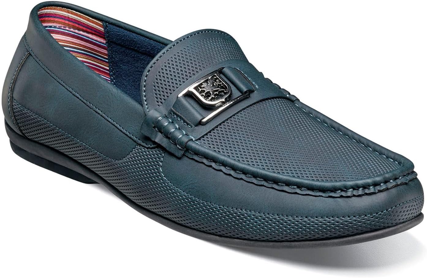 Мужские слипоны Stacy Adams Corvell Driver Loafer, темно-синий — фото 2