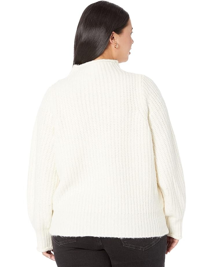 

Свитер Madewell Plus Sardinia Mockneck, цвет Antique Cream