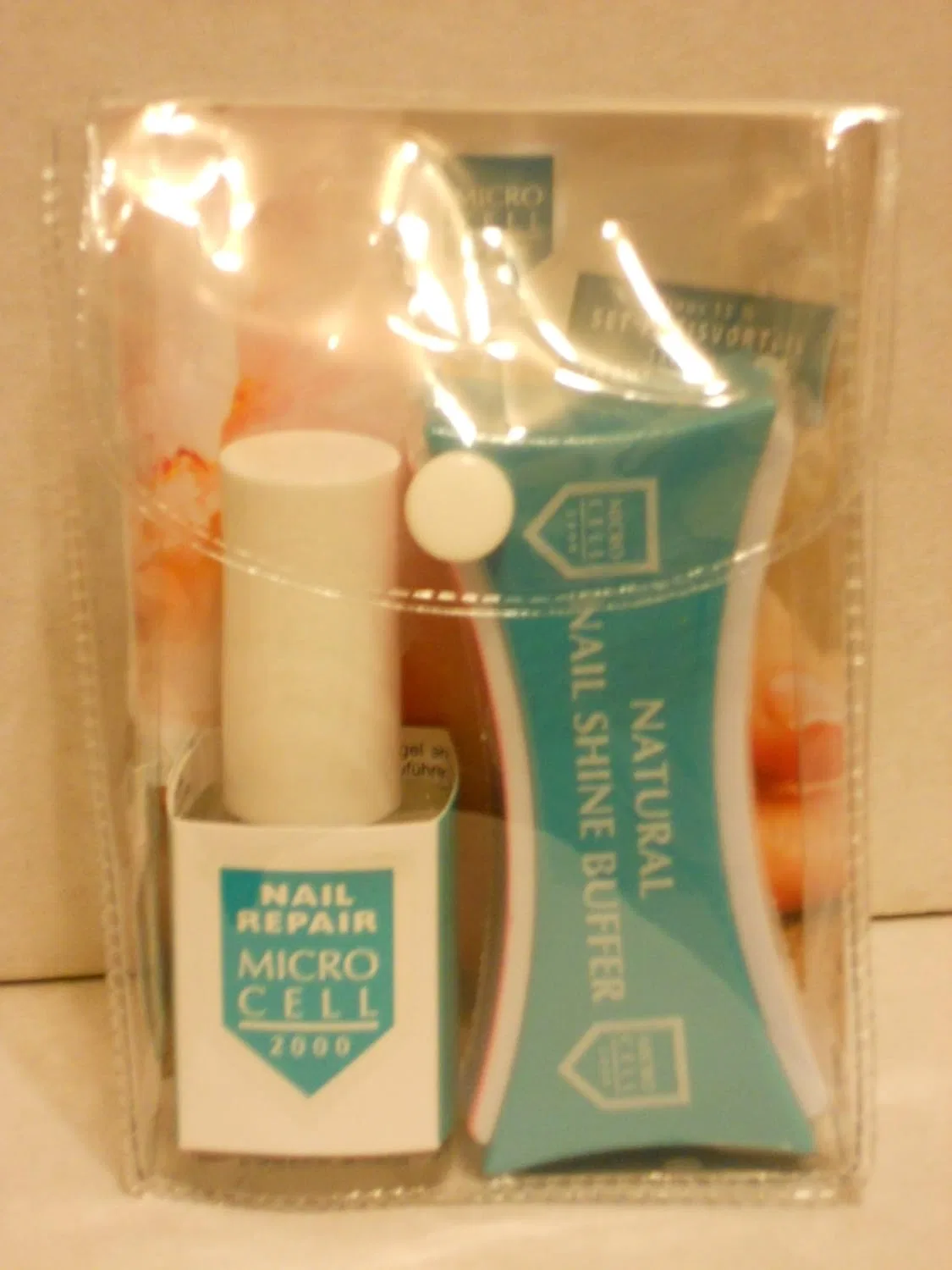Набор для восстановления ногтей MicroCell Nail Repair с баффером Microcell 2000