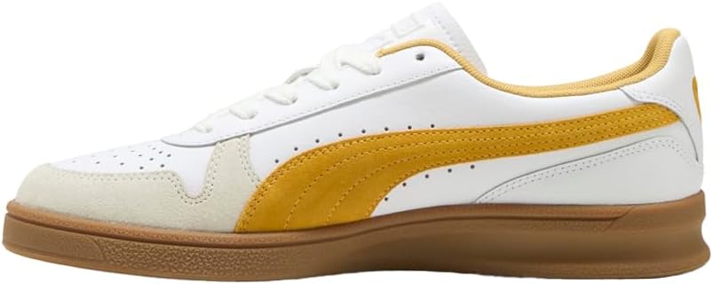 Мужские кроссовки PUMA для помещений с шнуровкой, повседневные - белые — фото 3