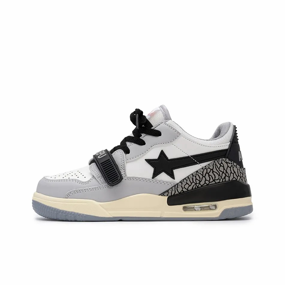 

JIAFEIMAOJIAZU Мидтоп скейтборд кроссовки унисекс черные золотые, цвет Black Gold