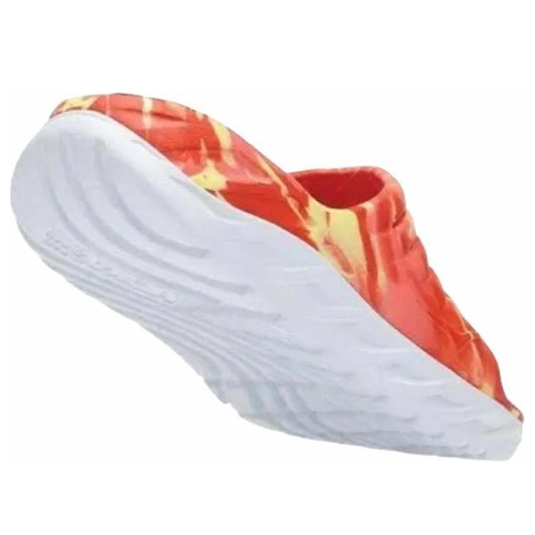 Шлепанцы HOKA ONE ONE Ora Recovery Slide 'Swirl Yellow Pear Fiesta' — фото 4