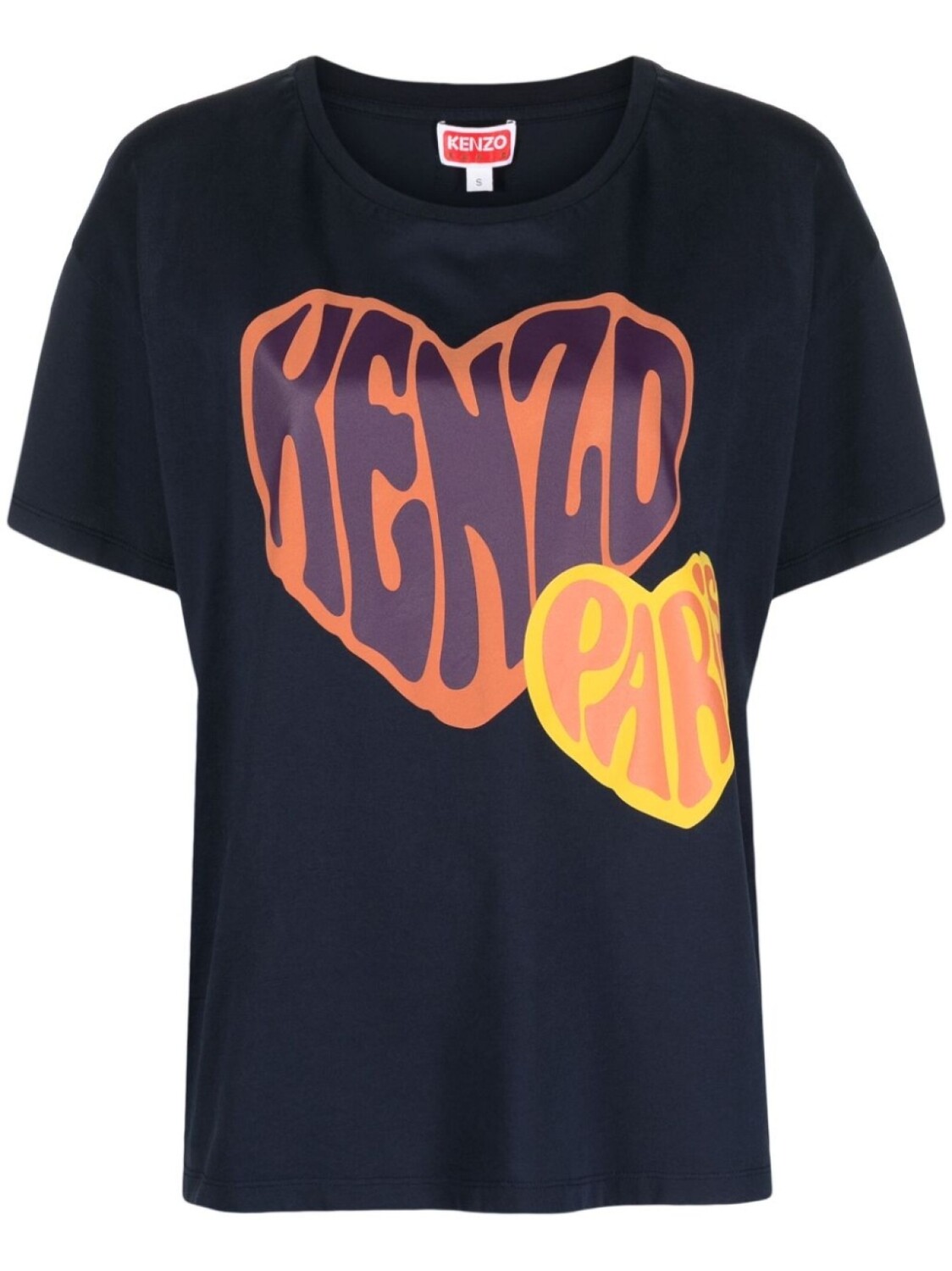 

Kenzo футболка с логотипом, синий
