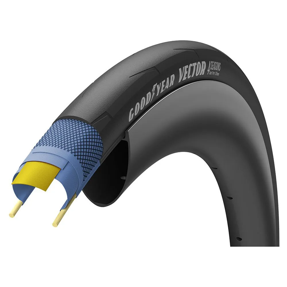 

Дорожная шина Goodyear Vector 4Seasons 60 TPI 700C x 30, черный