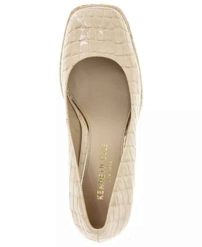 Туфли-лодочки женские Bri Platform Kenneth Cole New York, коричневый/бежевый — фото 4