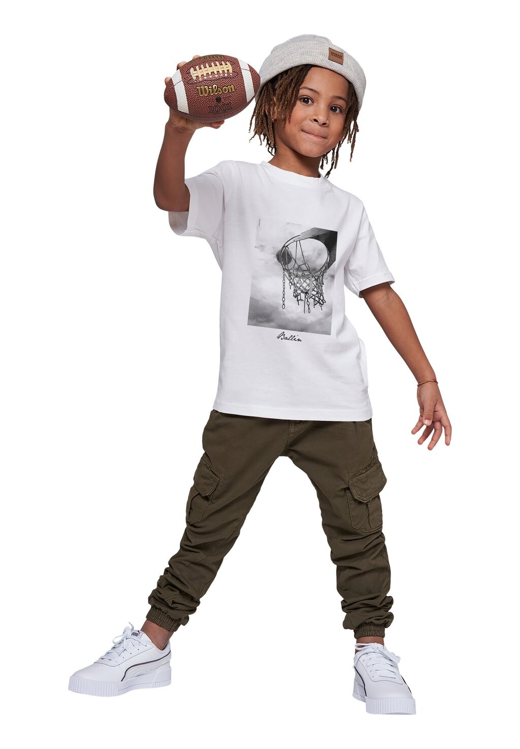 

Футболка с принтом BALLIN2.0 Mister Tee, цвет white