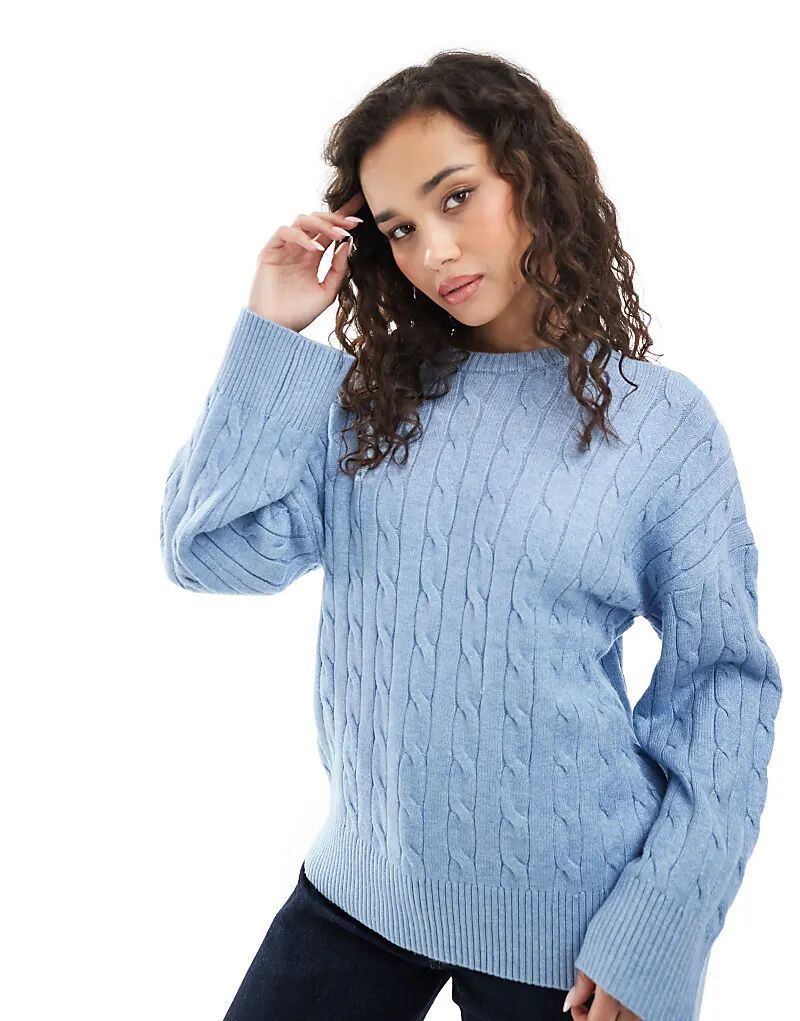 

Свитер Cotton On lux Crew в цвете кобальт Cotton:On