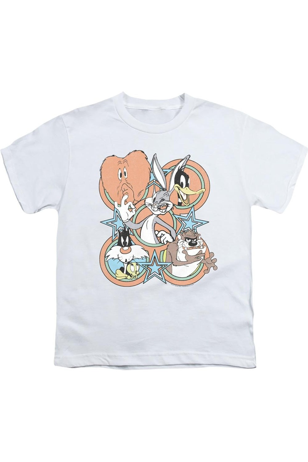 

Футболка с коротким рукавом Looney Tunes Screen Stars для детей Gildan, белый