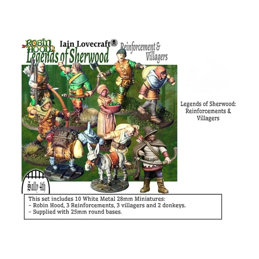

Подкрепления и жители деревни, Legends of Sherwood (28mm)