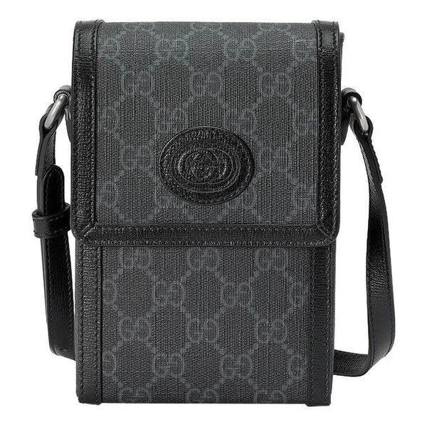 

Сумка gg supreme mini shoulder bag 'black' Gucci, черный