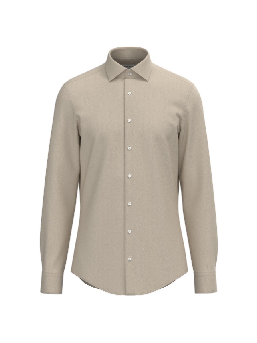 

Рубашка делового кроя Slim Fit SEIDENSTICKER, бежевый