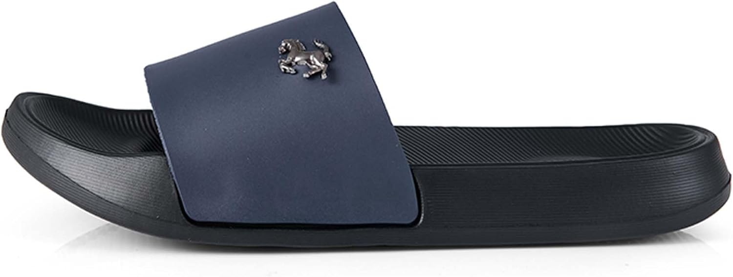 

Большого размера, быстросохнущие, противоскользящие шлепанцы с открытым носком для душа, дышащие, для путешествий, одно движение Generic, темно-синий