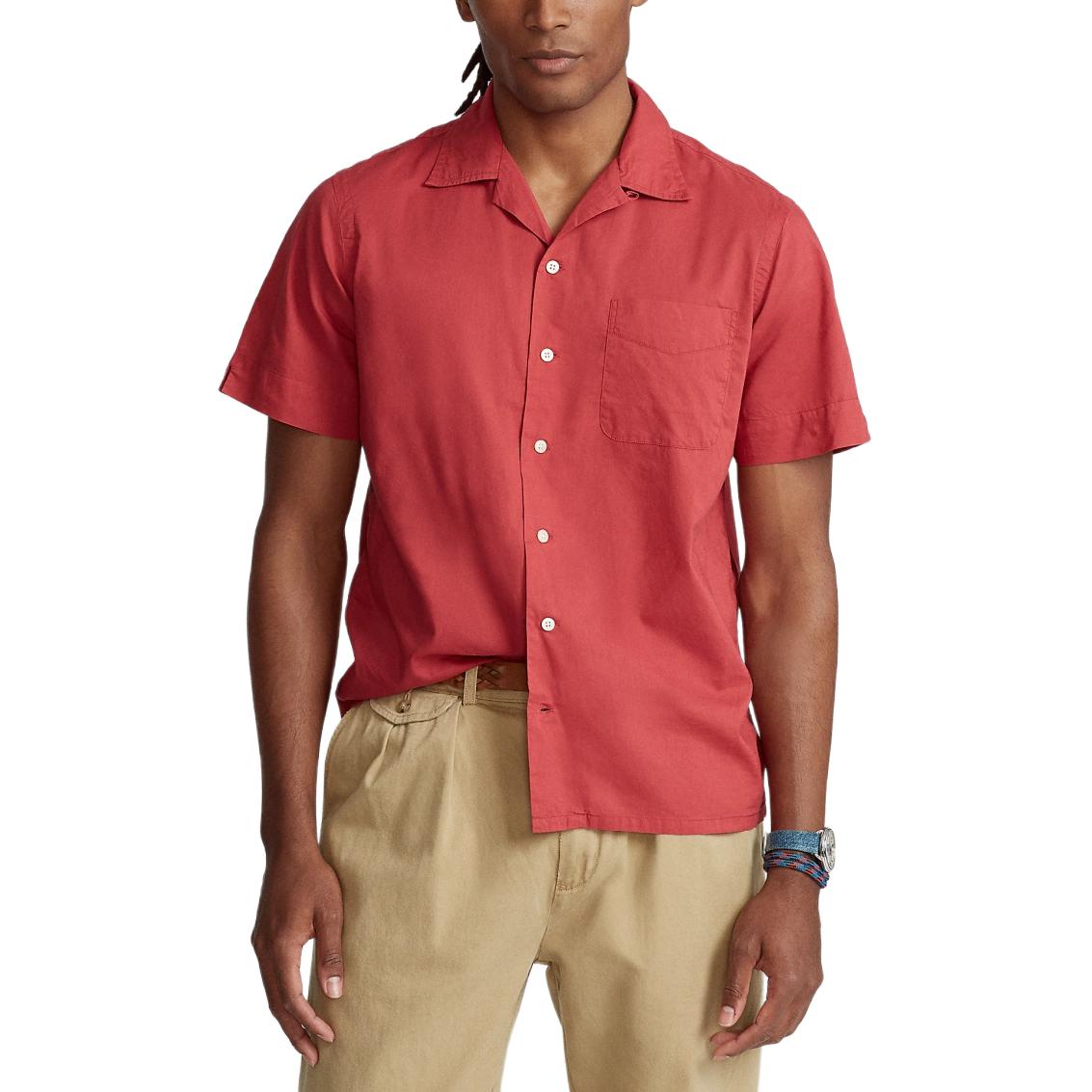 Polo Ralph Lauren Мужская красная рубашка — фото 2
