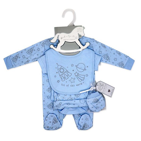 Подарочный набор для новорожденного мальчика, 5 предметов Rock A Bye Baby Boutique — фото 3