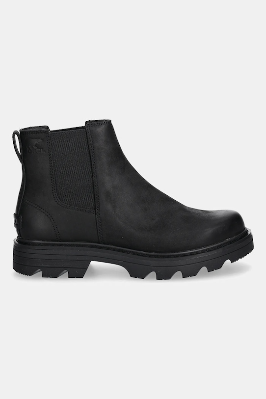 Ботинки женские челси Sorel REVEL RD из нубука, черный — фото 2