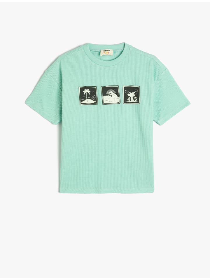 

KOTON Футболка зеленого цвета