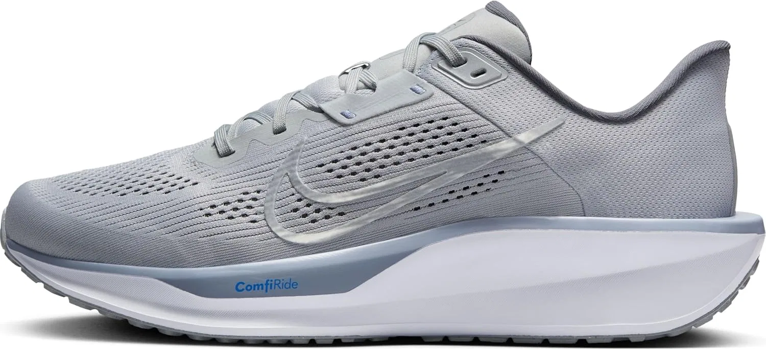 Мужские беговые кроссовки Nike Quest 6 для бега по шоссе, Lt Smoke Grey Iron Grey Ashen Slate