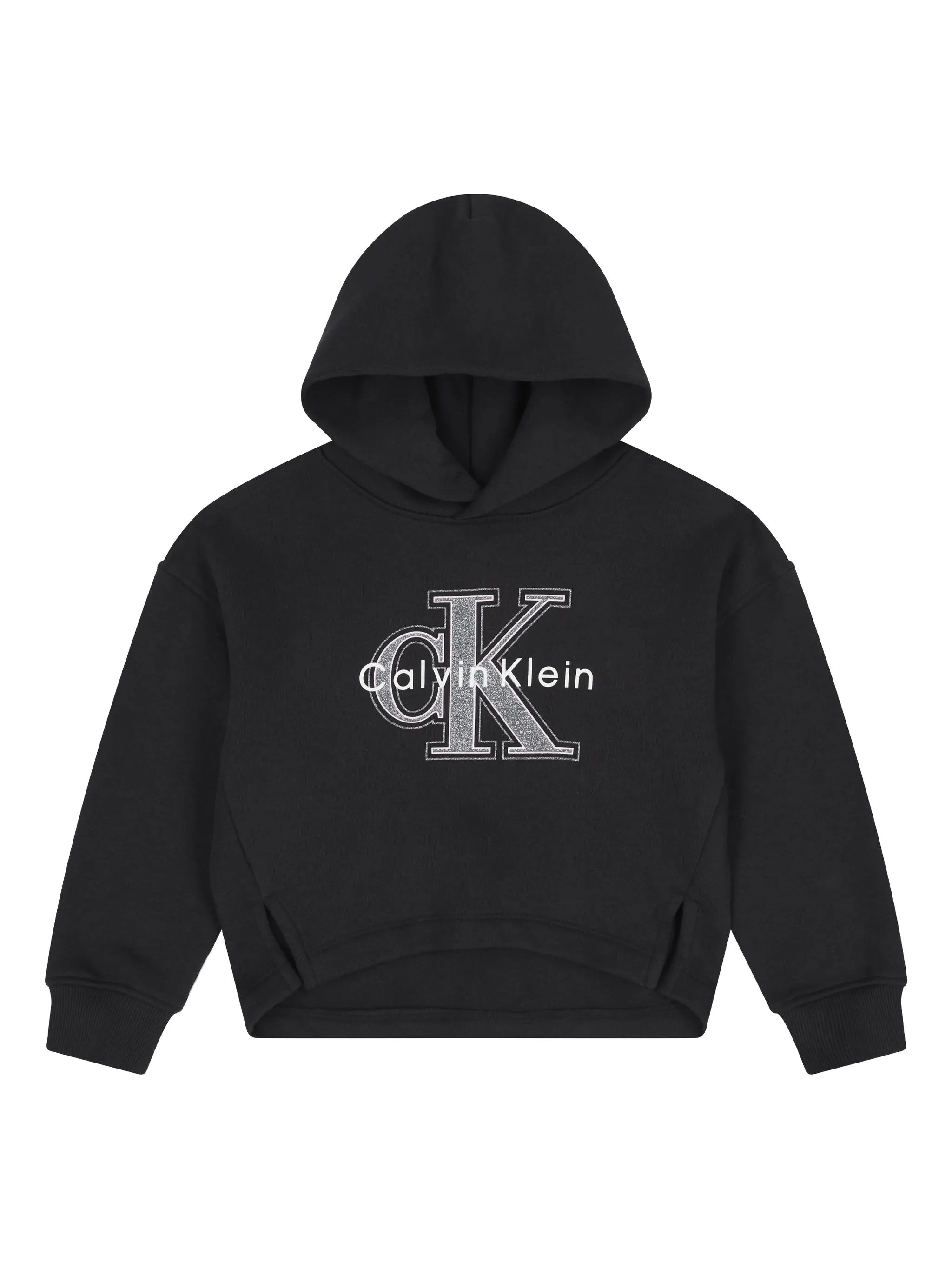 Толстовка с капюшоном с логотипом Calvin Klein Kids, черный — фото 3