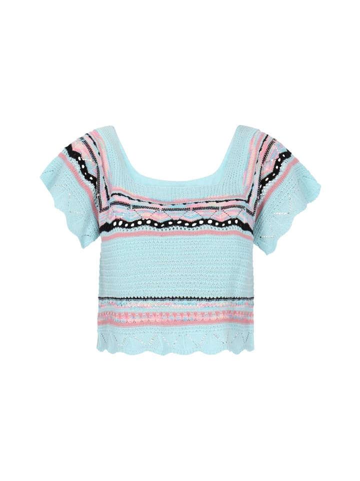 

Свитер IZIA, цвет turquoise multicolor