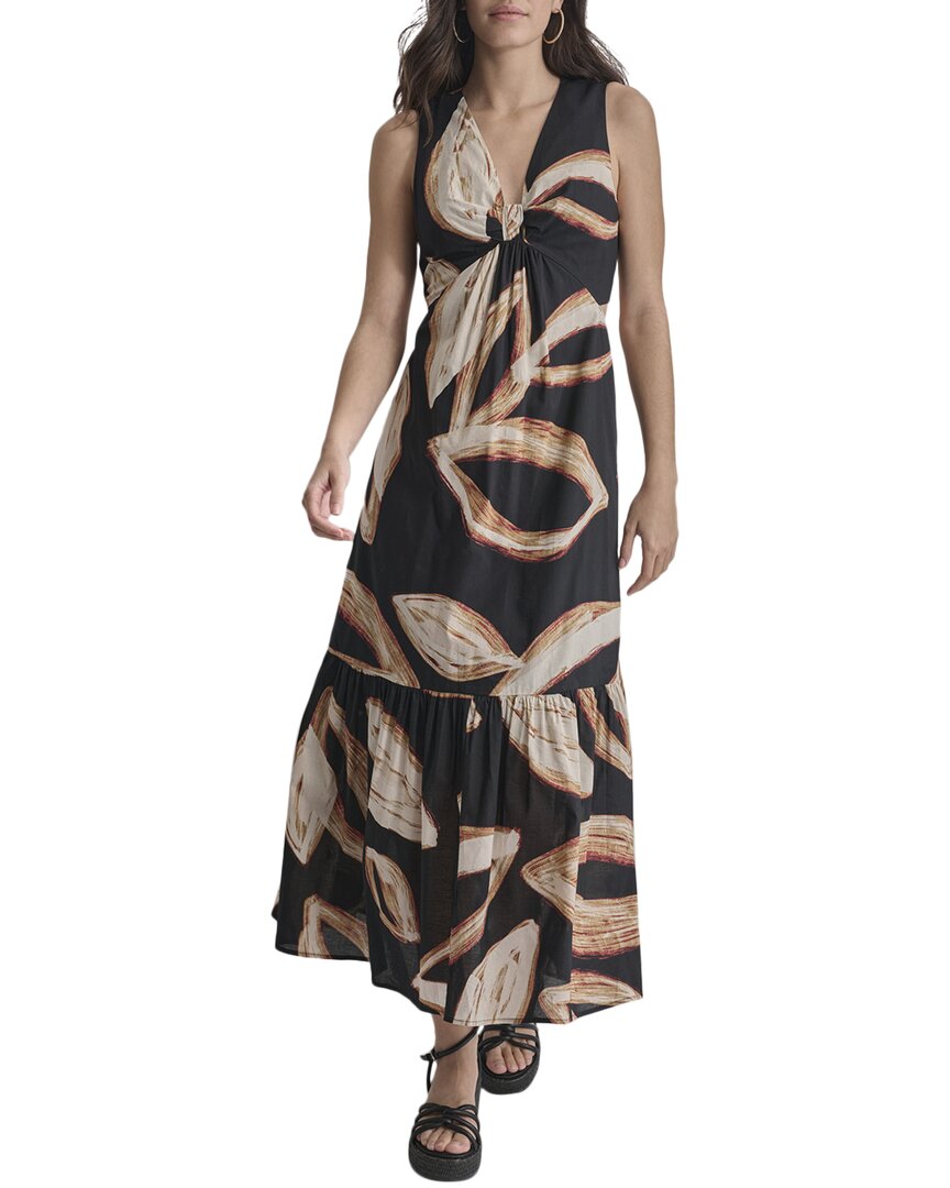 

Платье макси без рукавов DKNY, зеленый