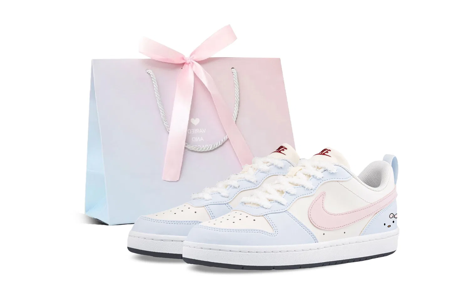 Кроссовки для скейтбординга Nike Court Borough Kids Blue
