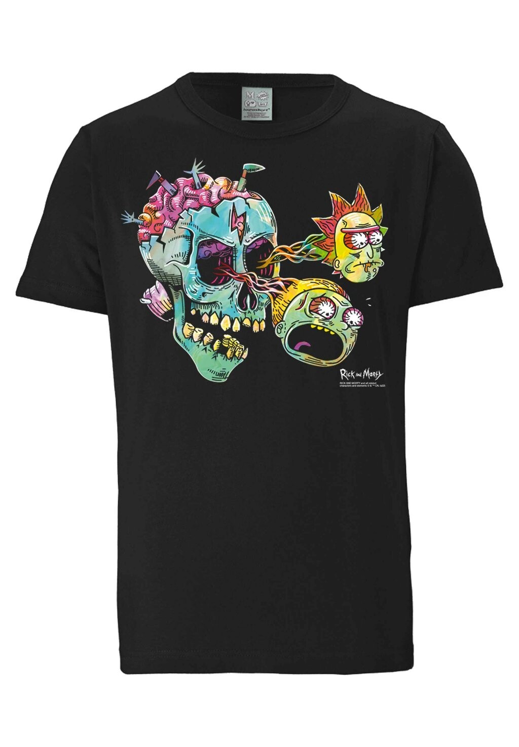 

Футболка с принтом EYEBALL SKULL LOGOSHIRT, черный