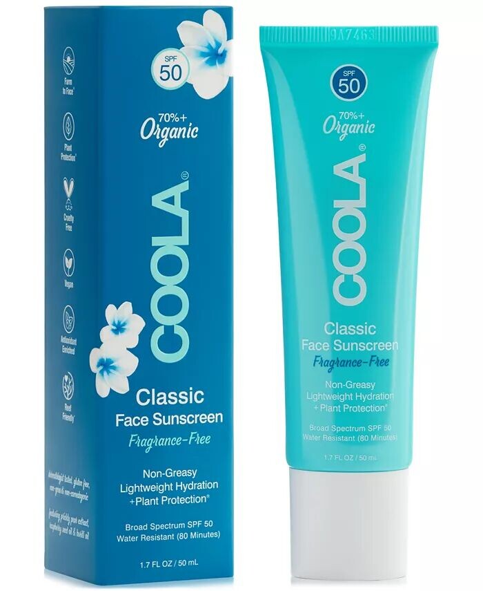 

Классический солнцезащитный крем для лица SPF 50, 1,7 унции Coola