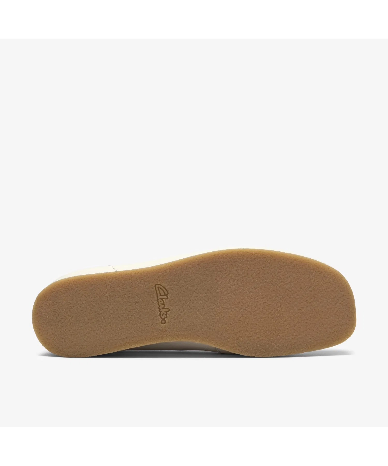 Мужские мокасины из натуральной кожи Clarks Wallabee EVO белые — фото 3