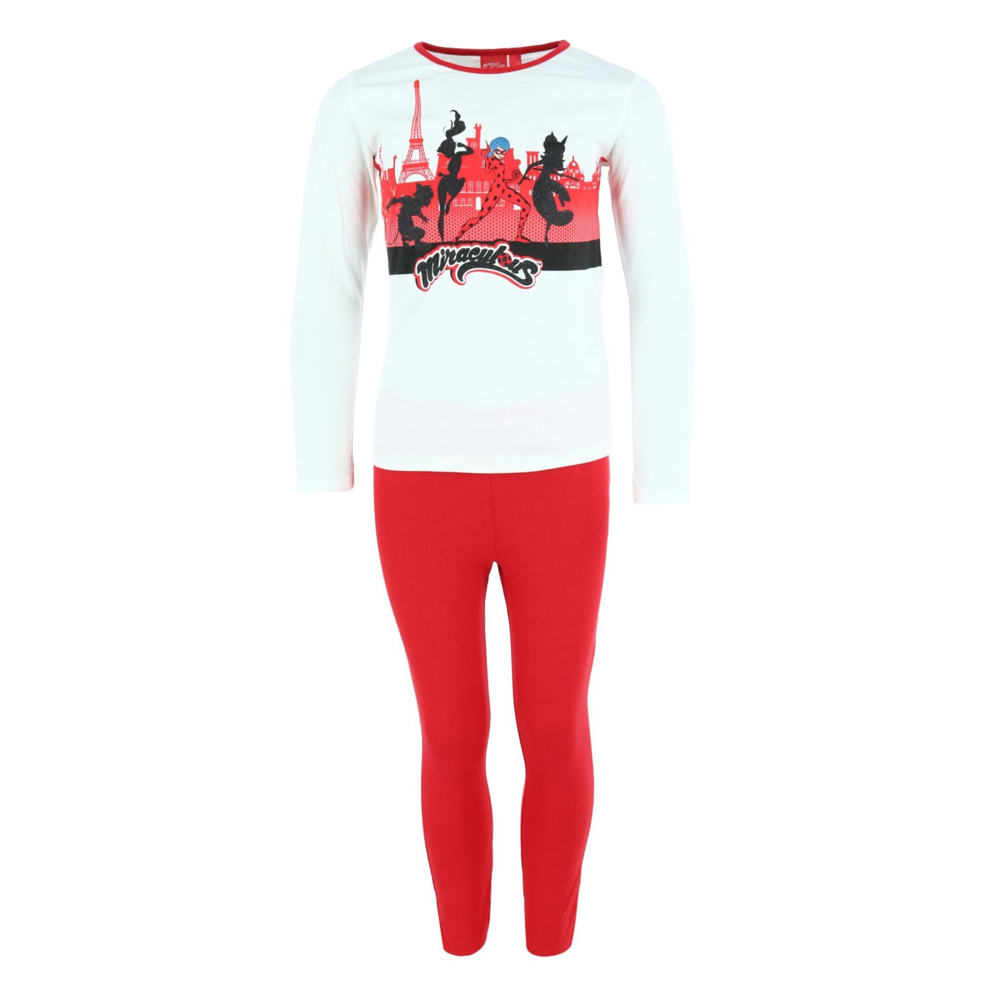 

Длинный пижамный комплект для девочек Miraculous Ladybug Textiel Trade, белый