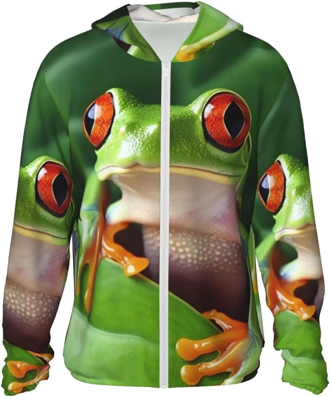 

Милый Frog Unisex худи с защитой от солнца UPF 50+ GDSHJKLW