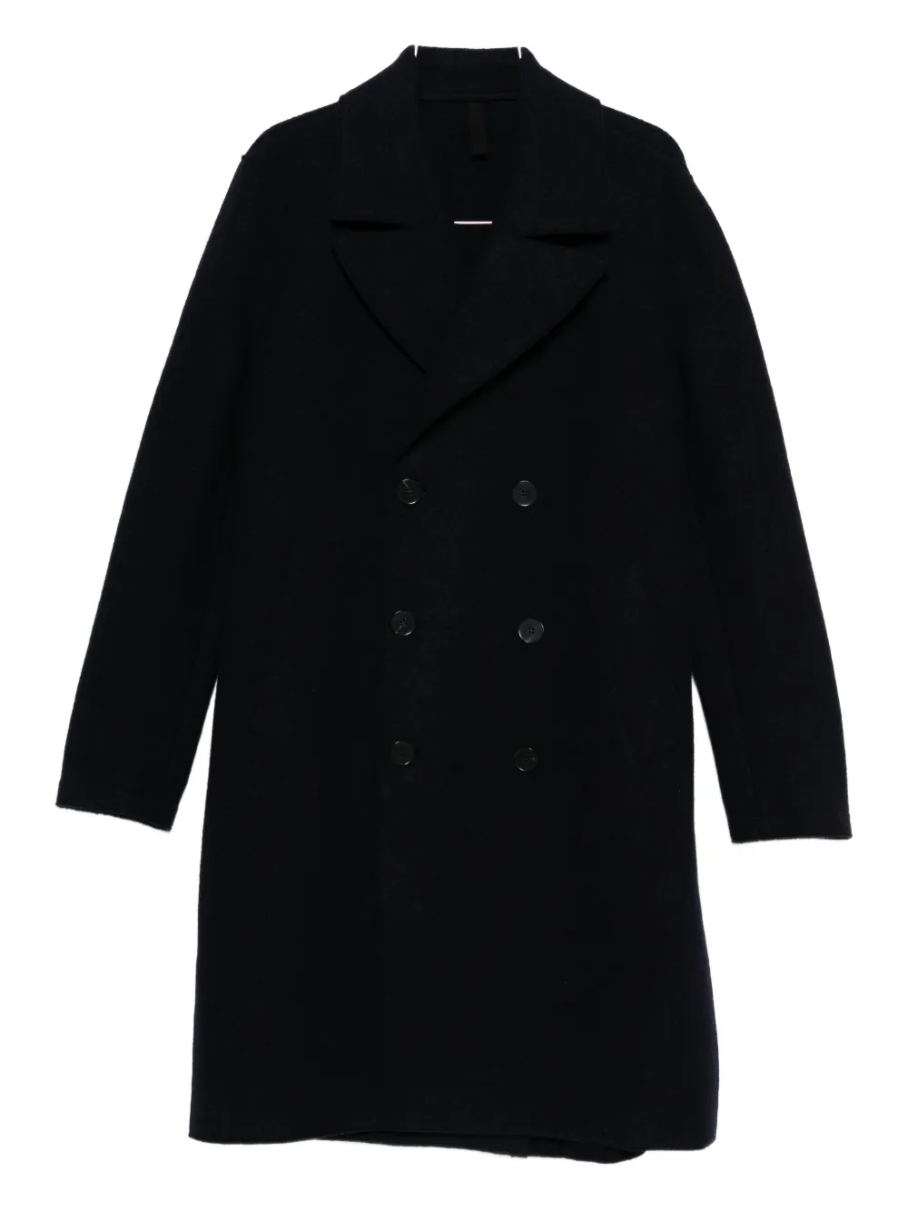 

Двубортное шерстяное пальто Harris Wharf London, синий