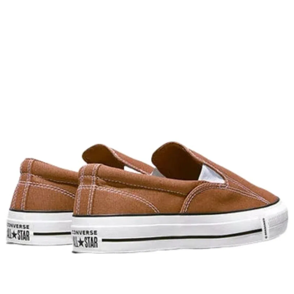 Кеды Converse Chuck Taylor All Star Malden Slip-On 'Unearthed Brown White Black' A15937F, коричневый — фото 4