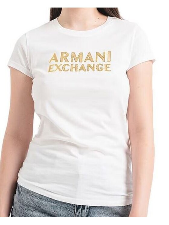 

Футболка стандартного кроя Armani Exchange, белый