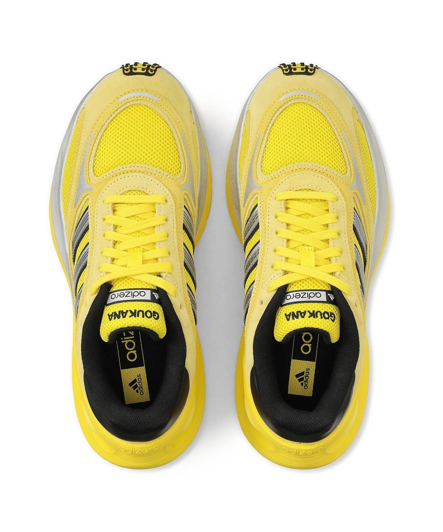 Кроссовки для бега с Lightstrike подошвой ADIZERO GOUKANA adidas жёлтые — фото 4