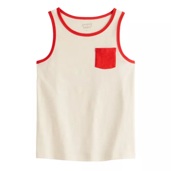 

Майка с карманами для мальчиков 4-12 лет Jumping Beans, цвет riviera sand