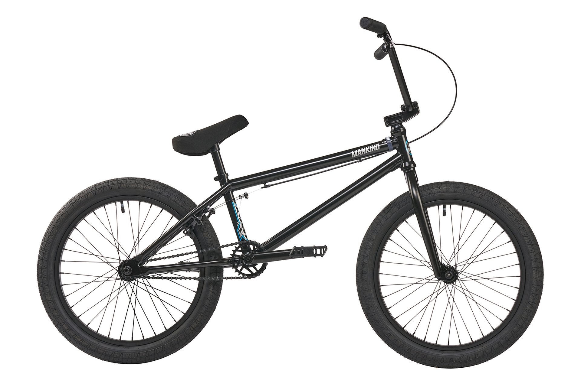 

Велосипед BMX Mankind NXS 20" - 20 дюймов - BMX - 2023, цвет Schwarz|Ed Black