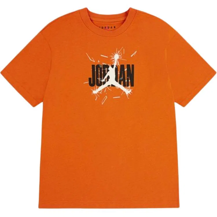 Детская футболка с круглым вырезом Jordan, Orange