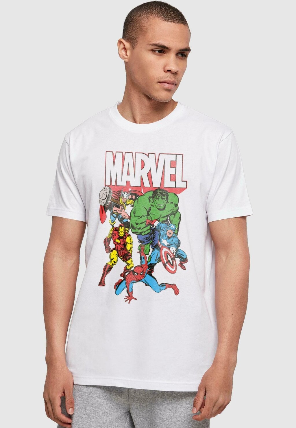 

Футболка с принтом AVENGERS MARVEL COMICS GROUP ABSOLUTE CULT, белый