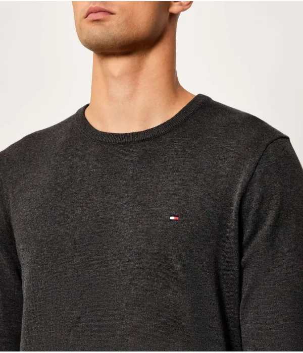 Необходимый свитер Regular fit Tommy Hilfiger, серый — фото 4