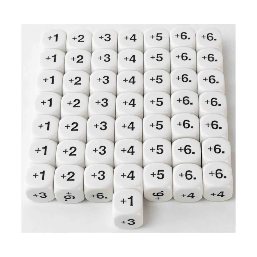 

d6 Сложение математических чисел (50), Dice - Symbols, Functional & Unique Dice