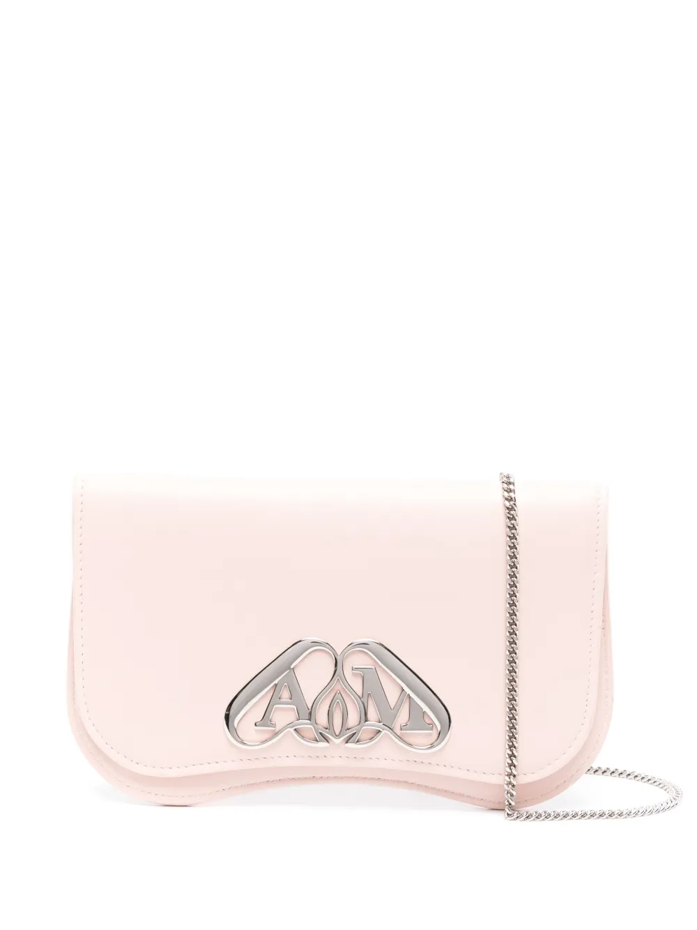 

Сумка через плечо с логотипом Alexander McQueen, розовый