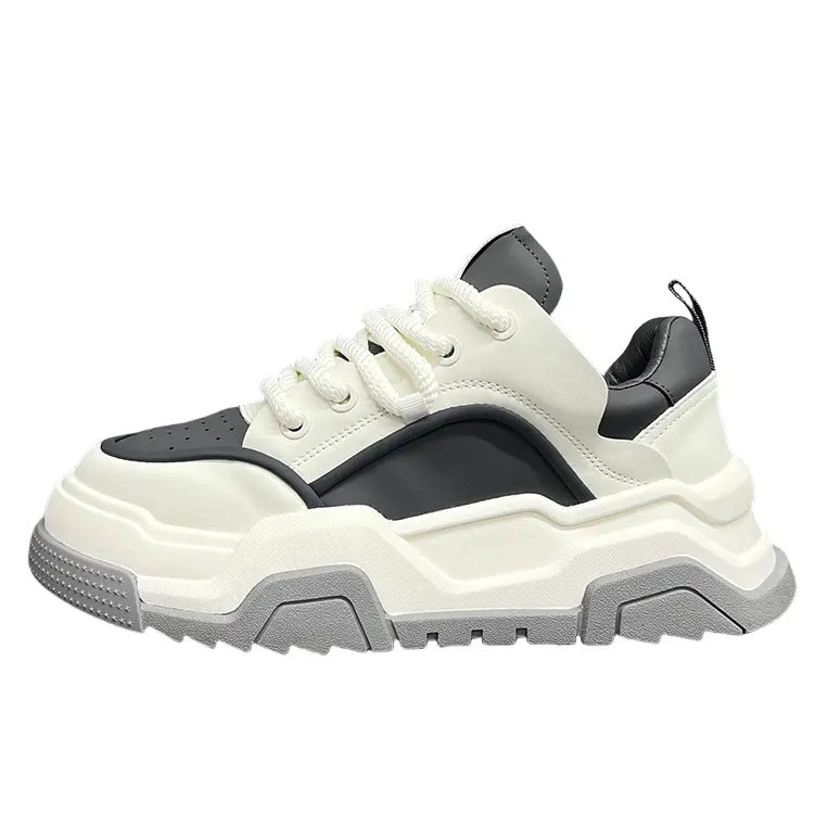 

ZUOSAISI Износостойкие дышащие низкие повседневные кроссовки мужские бело-серые, цвет White Gray