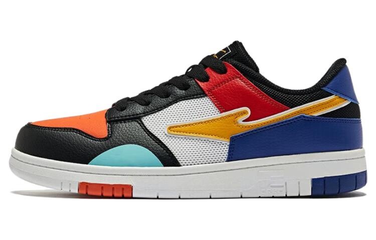 

Кроссовки ERKE Skateboarding Shoes Men Low-top, черный/красный