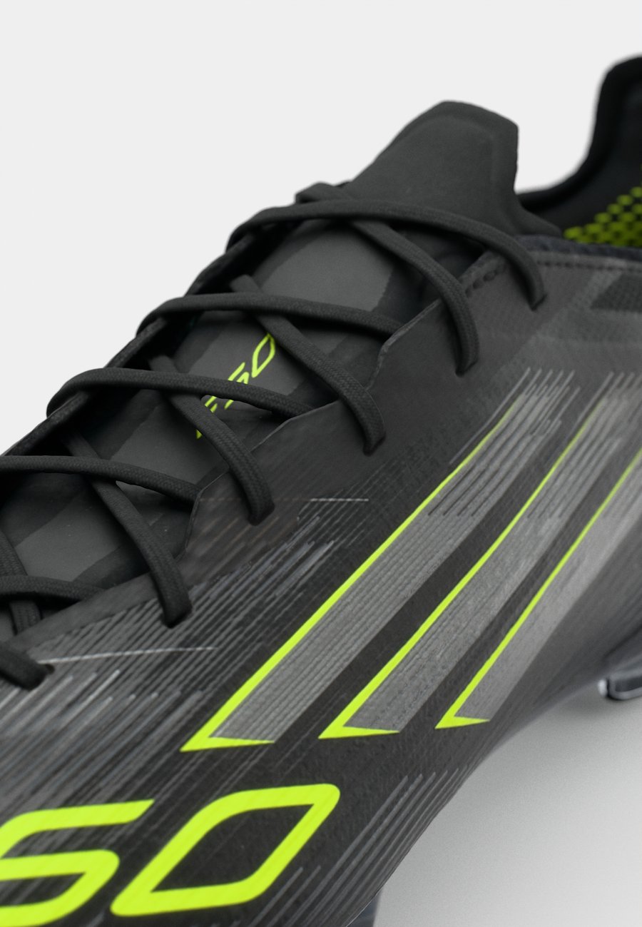 Кроссовки Adidas Performance F50 ELITE FIRM GROUND FOOTBALL BOOTS, Core Black/Iron Metallic/Lucid Lemon/Black — фото 3